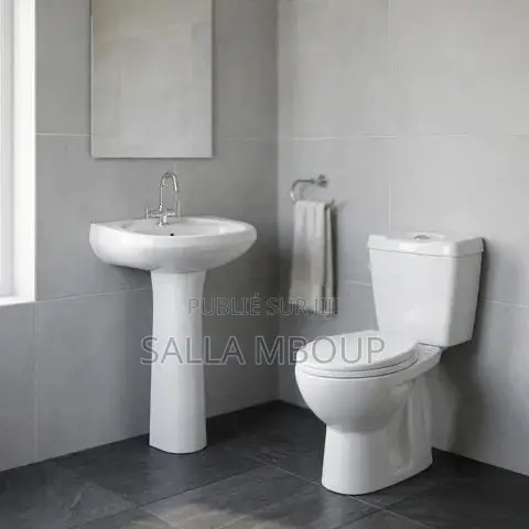 Chaise Anglais Et Lavabo Ensemble