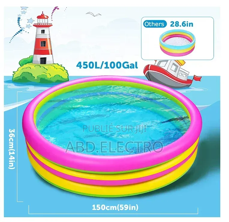 Piscine Gonflable Colorée Pour Enfants