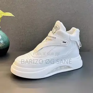Baskets Montantes Blanc Épuré – Style Streetwear Comfort