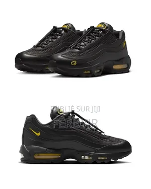 Nike Air Max 95 X Corteiz Black / Tour Yellow Livraison Incluse