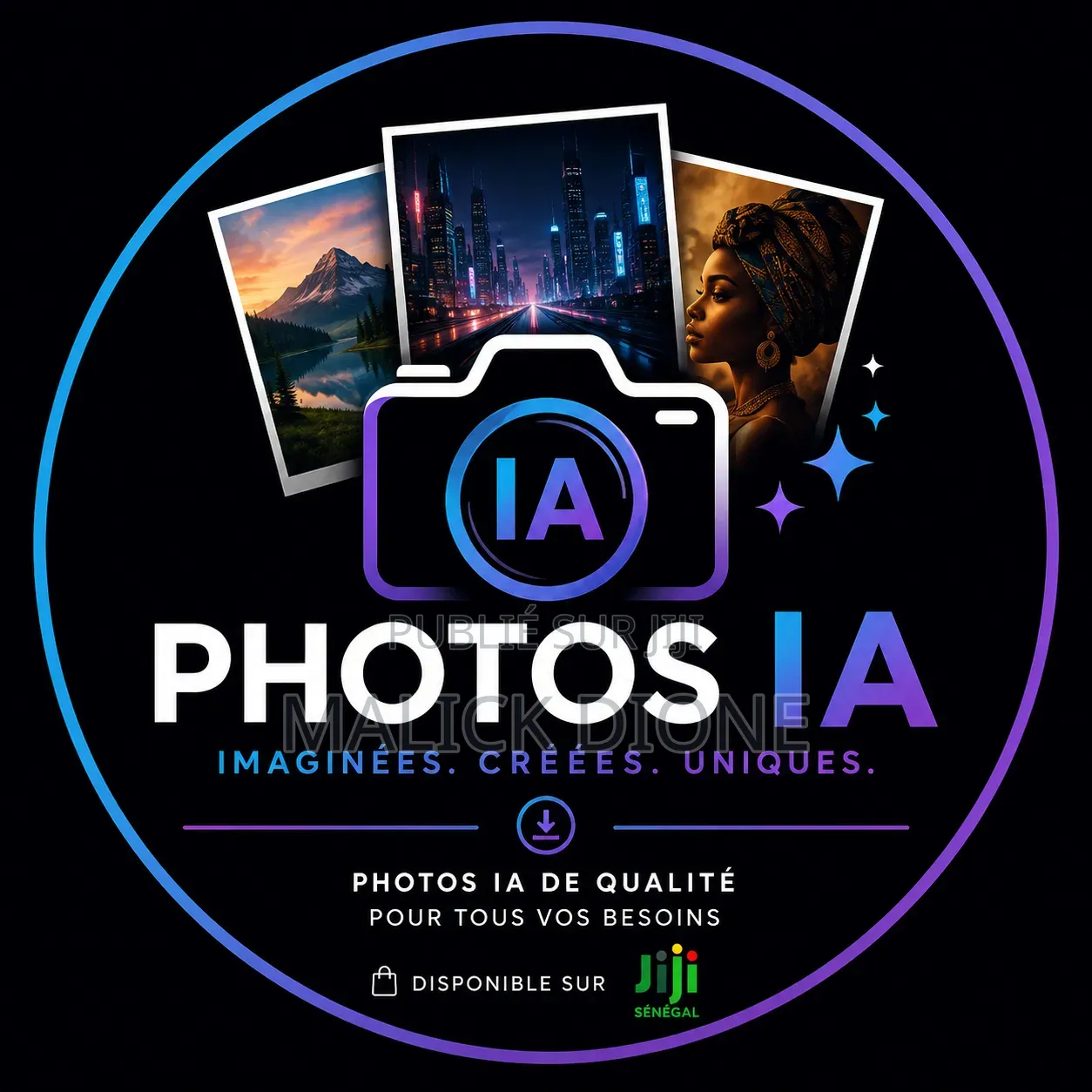 Création De Photos IA Personnalisées – Portraits Réseaux Sociaux ».