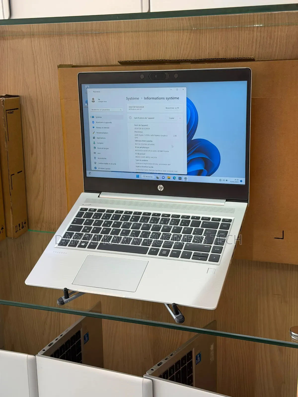 Nouveau HP ProBook 445 G7 16GB AMD Ryzen 7 SSD 512GB