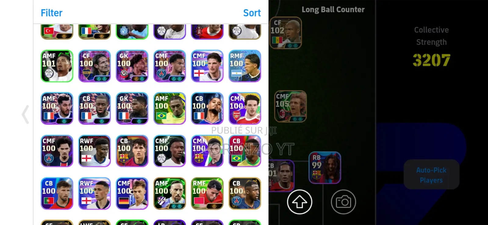 Compte Efootball 3221 Max Avec Des Legendes