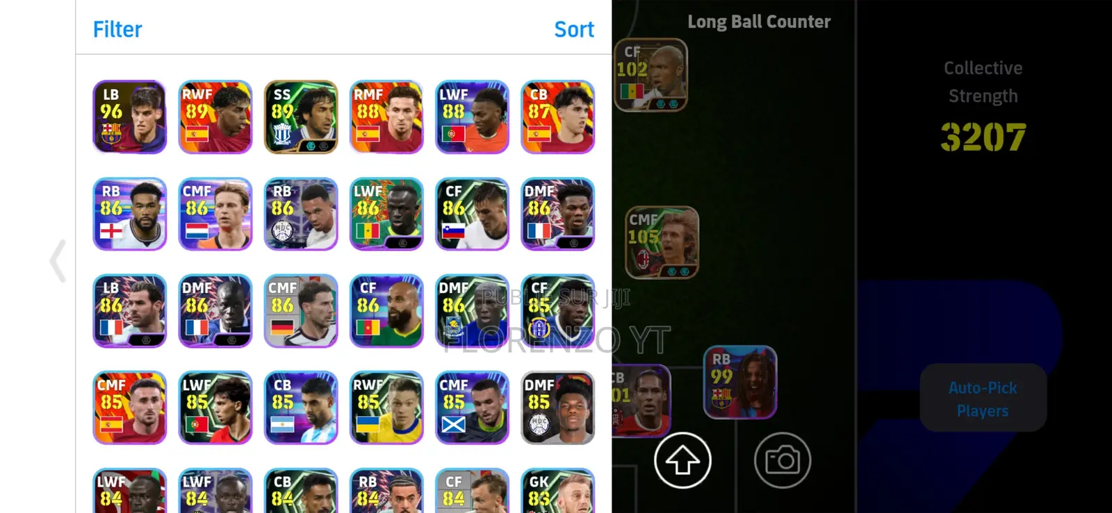 Compte Efootball 3221 Max Avec Des Legendes