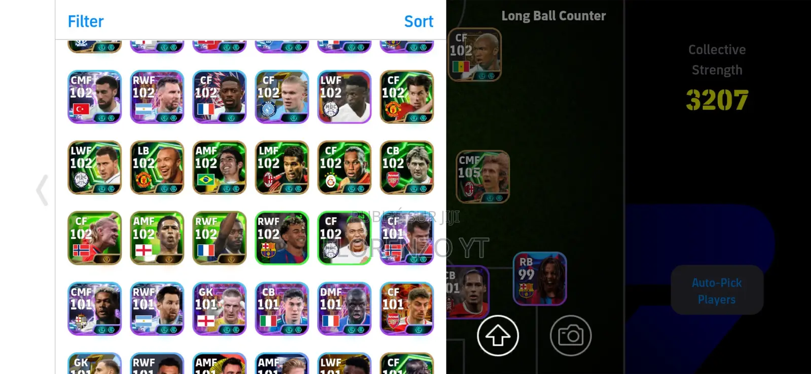 Compte Efootball 3221 Max Avec Des Legendes