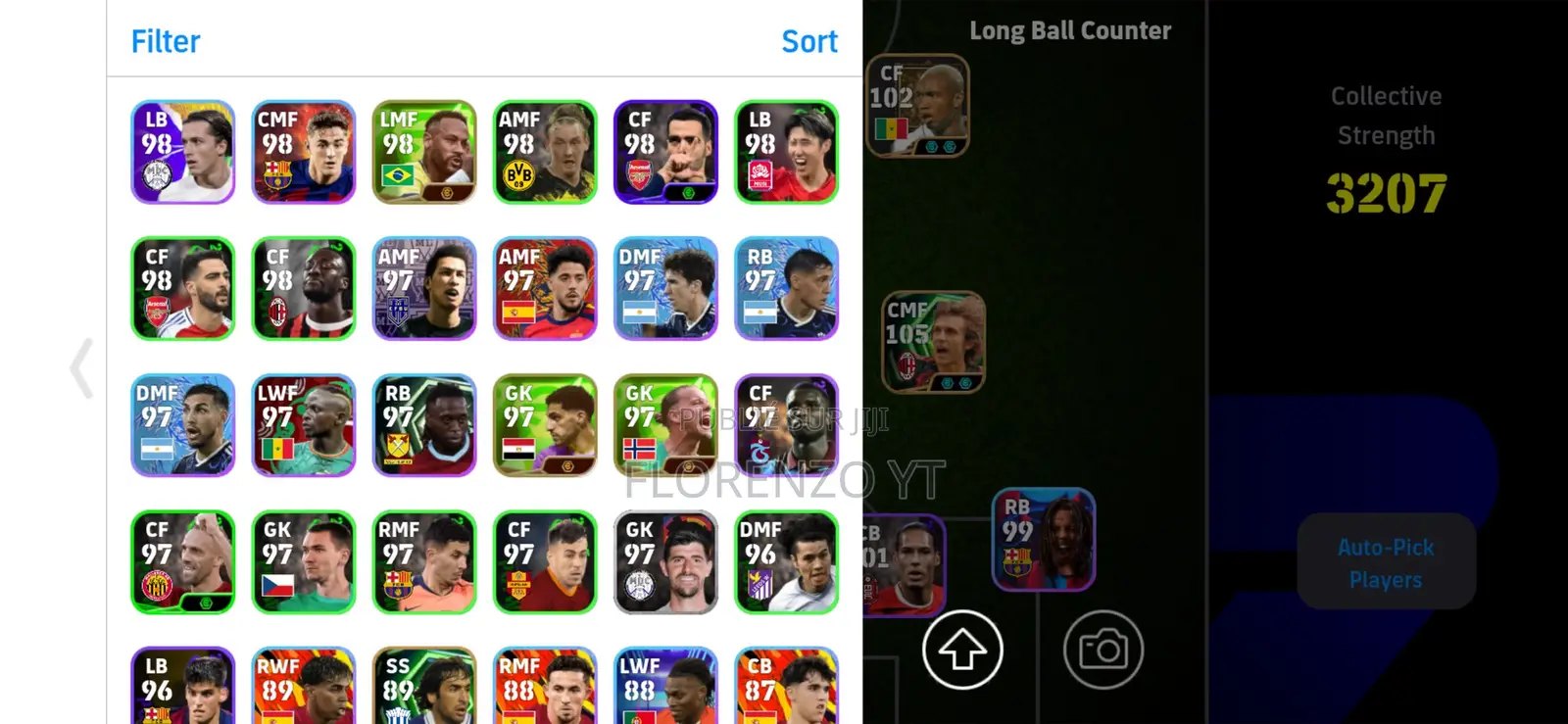 Compte Efootball 3221 Max Avec Des Legendes