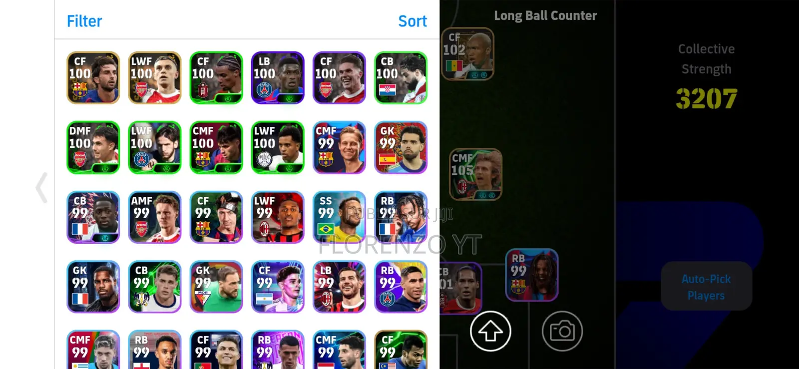 Compte Efootball 3221 Max Avec Des Legendes