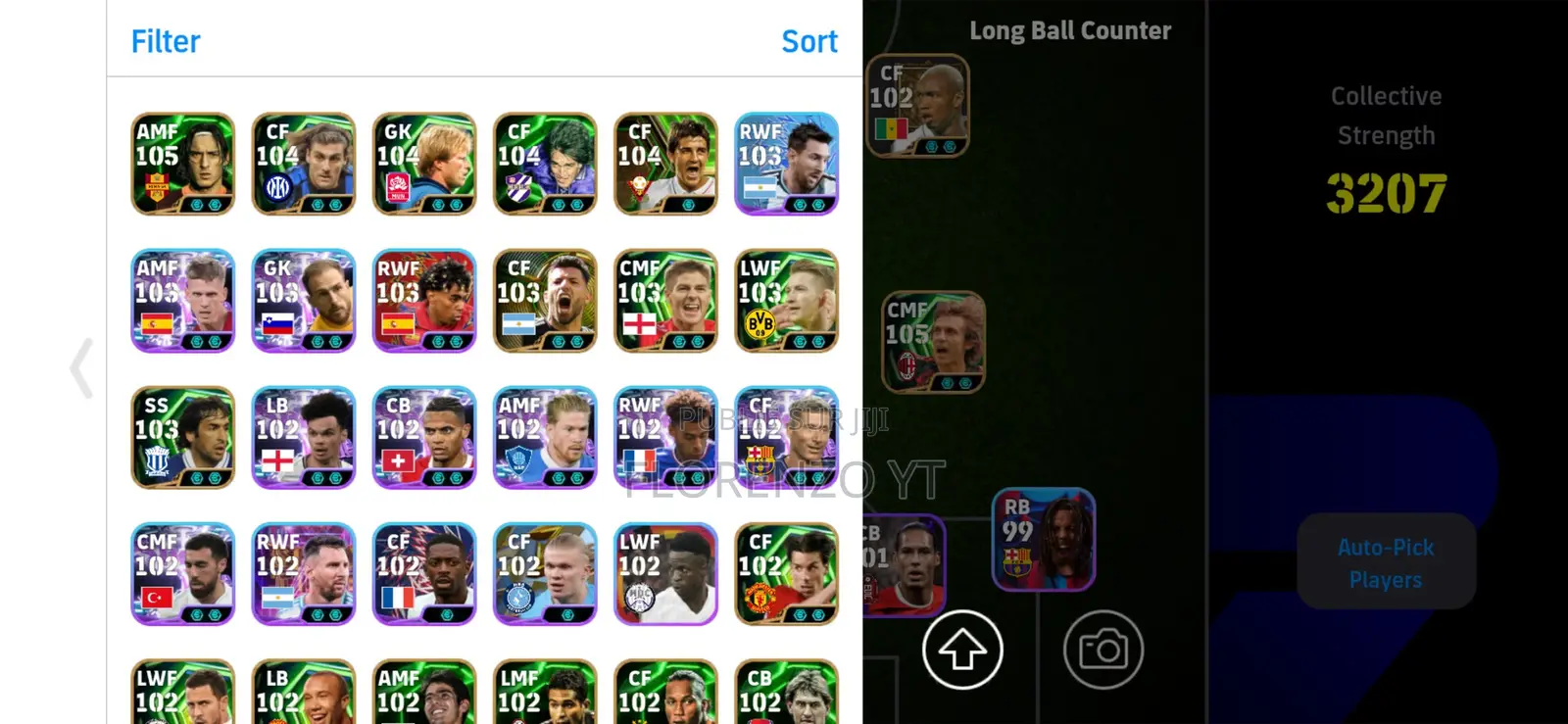Compte Efootball 3221 Max Avec Des Legendes