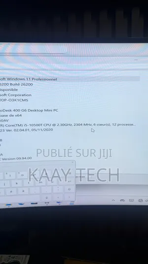 Nouveau HP ProDesk 400 G5 8GB Intel Core i5 SSD 256GB