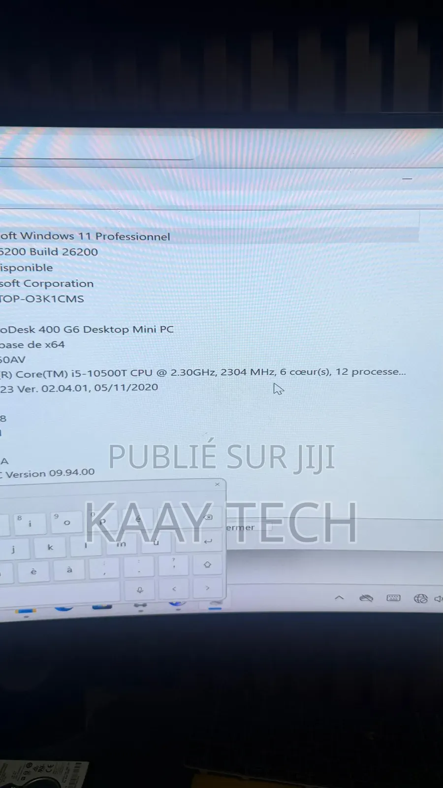 Nouveau HP ProDesk 400 G5 8GB Intel Core i5 SSD 256GB