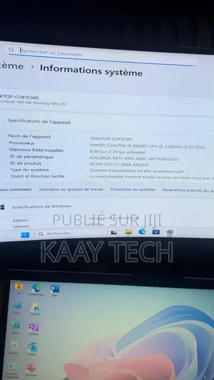 Nouveau HP ProDesk 400 G5 8GB Intel Core i5 SSD 256GB