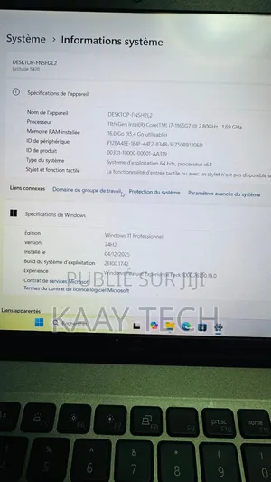 Nouveau Dell Latitude 5420 16GB Intel Core i7 SSD 256GB