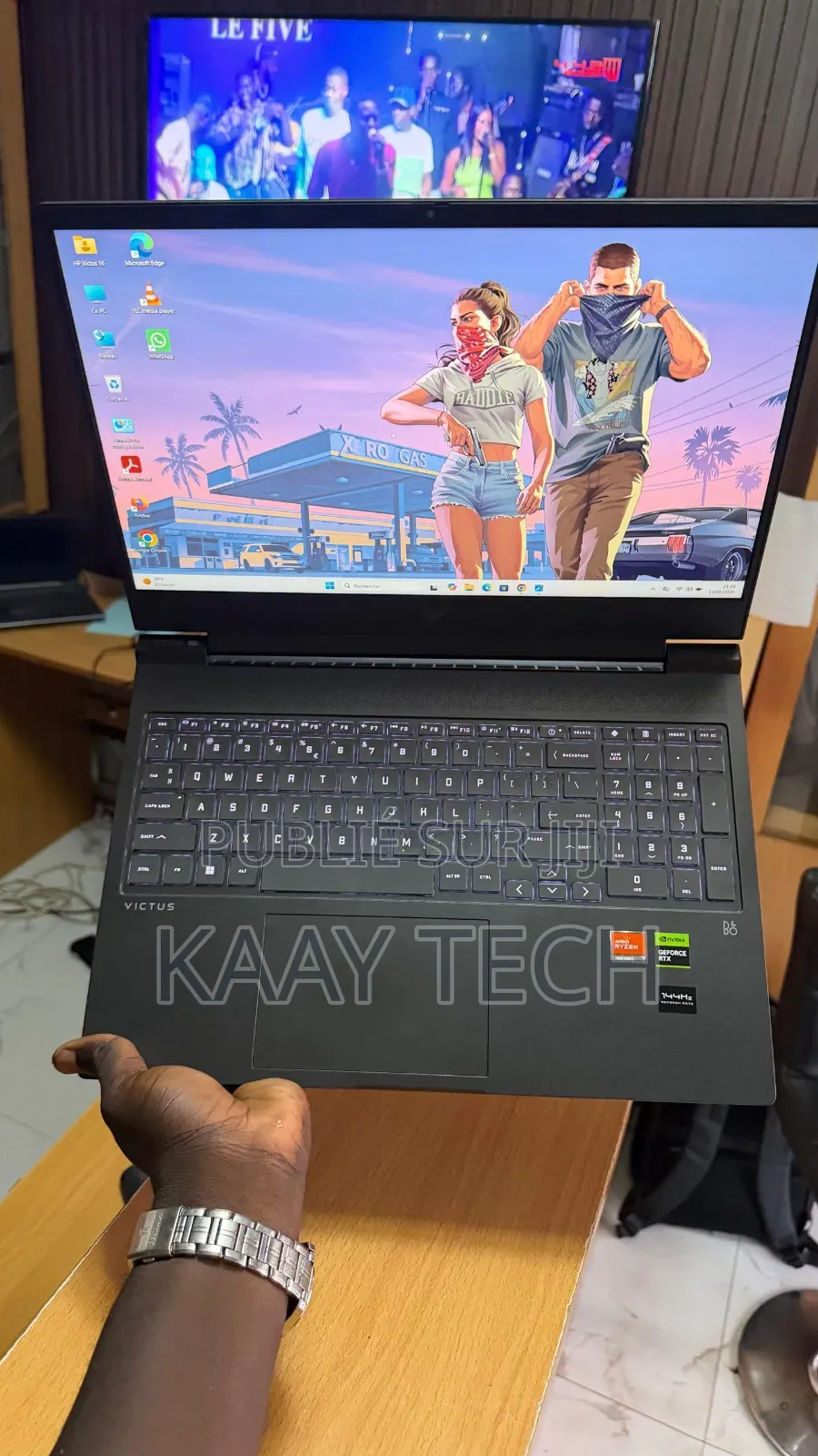 Nouveau Ordinateur portable HP Victus 16 32GB AMD Ryzen 7 SSD 512GB
