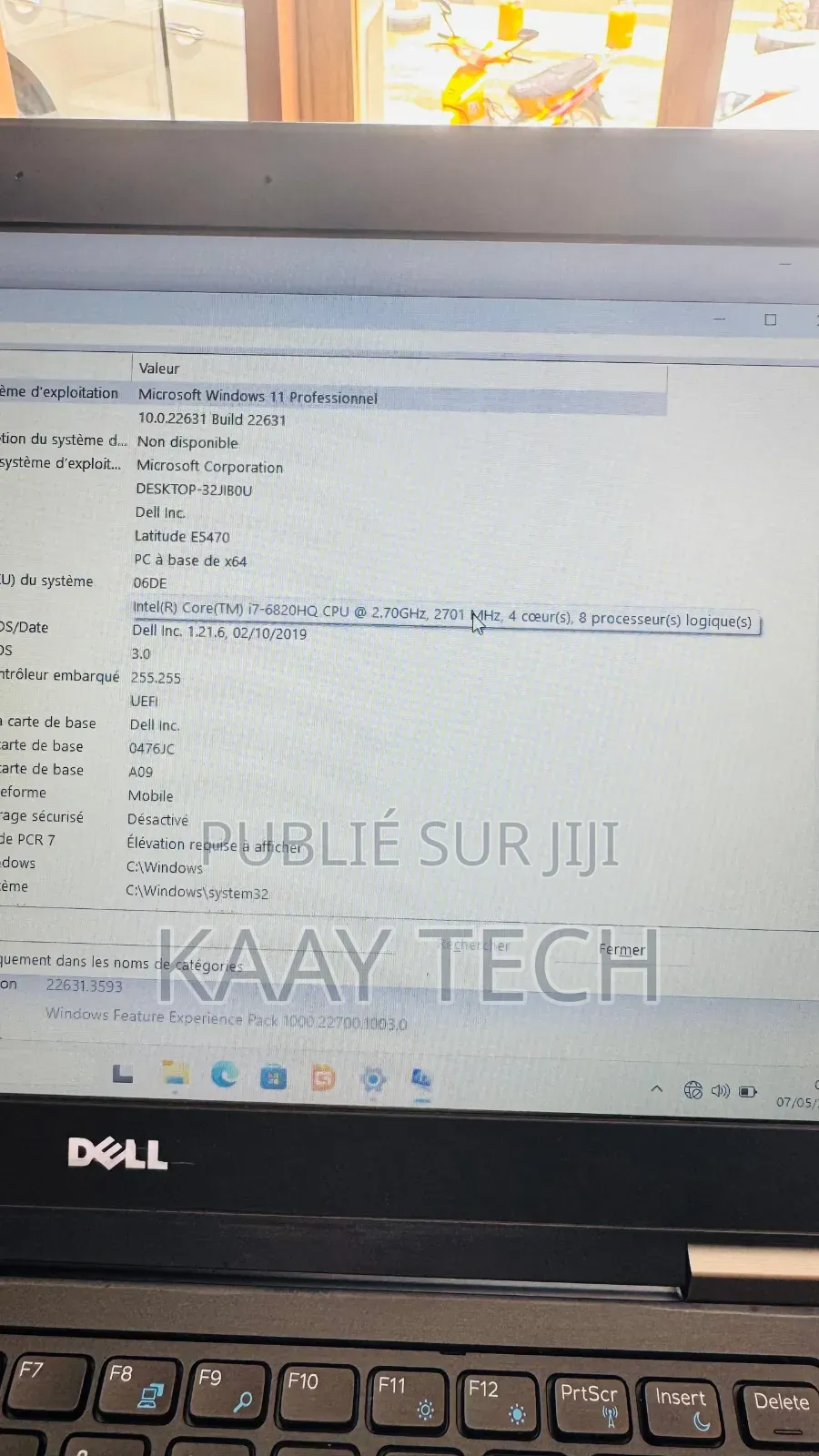 Ordinateur portable Dell Latitude 14 E5470 8GB Intel Core i7 SSD 256GB