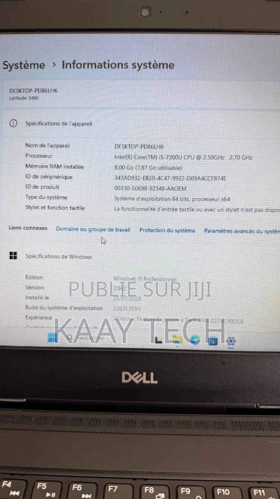 Ordinateur portable Dell Latitude 3480 8GB Intel Core i5 SSD 256GB