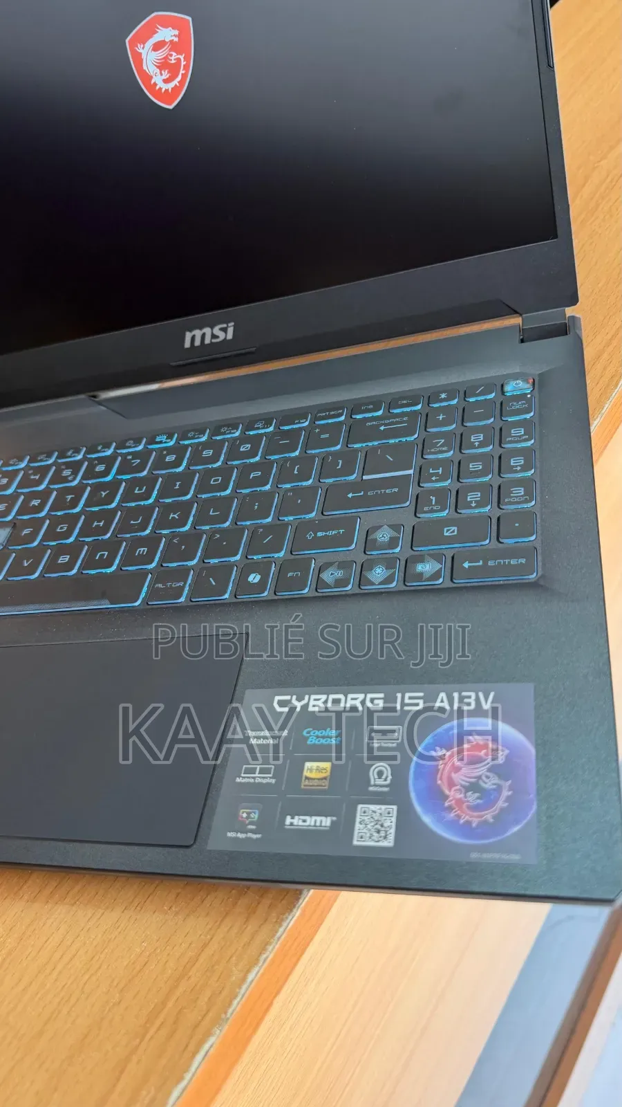 Nouveau Ordinateur portable MSI Cyborg 15 32GB Intel Core i7 SSD 512GB