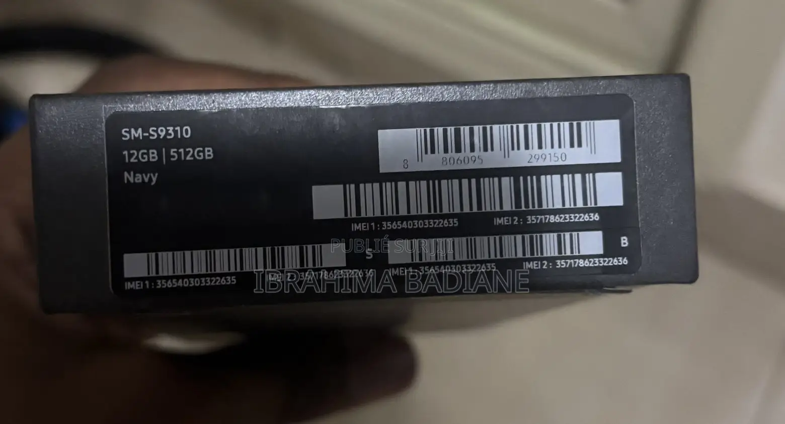 Samsung Galaxy S25 512 GB Bleu