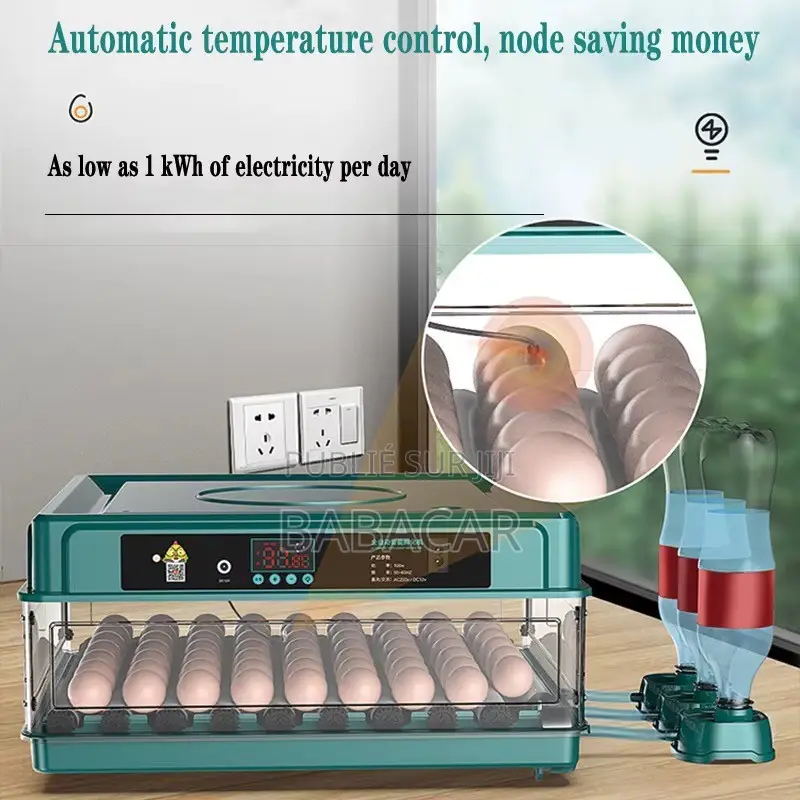 Couveuse Automatique 38 Œufs - Taux d'Éclosion 98%(Poulet & Volailles)