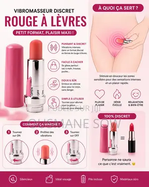 Vibromasseur Discret en Forme De Rouge À Lèvres – Mini Stimulateur