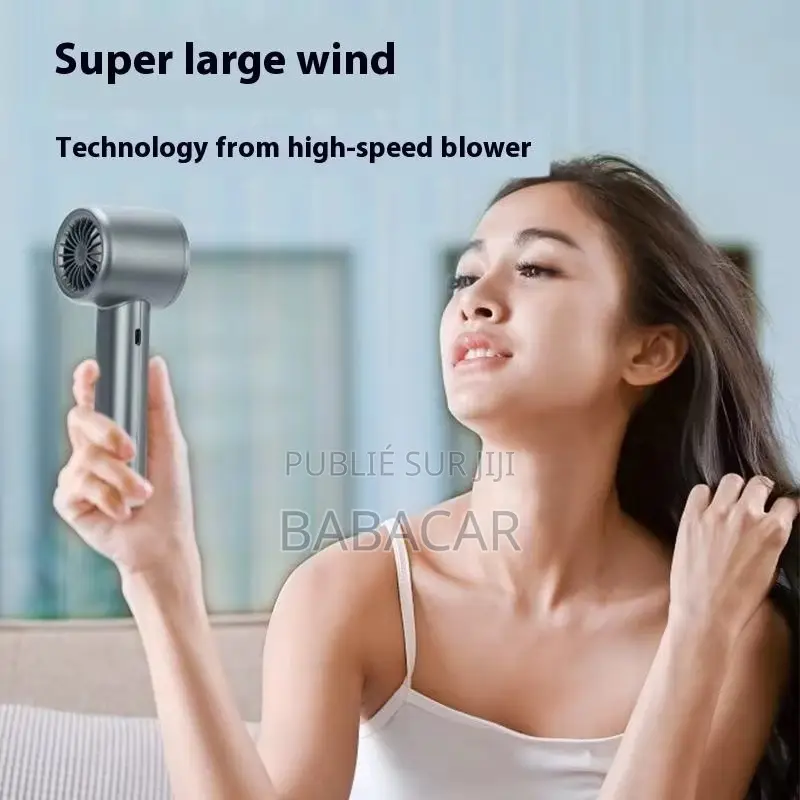 Mini Ventilateur De Poche Portable Puissant - Affichage Numérique