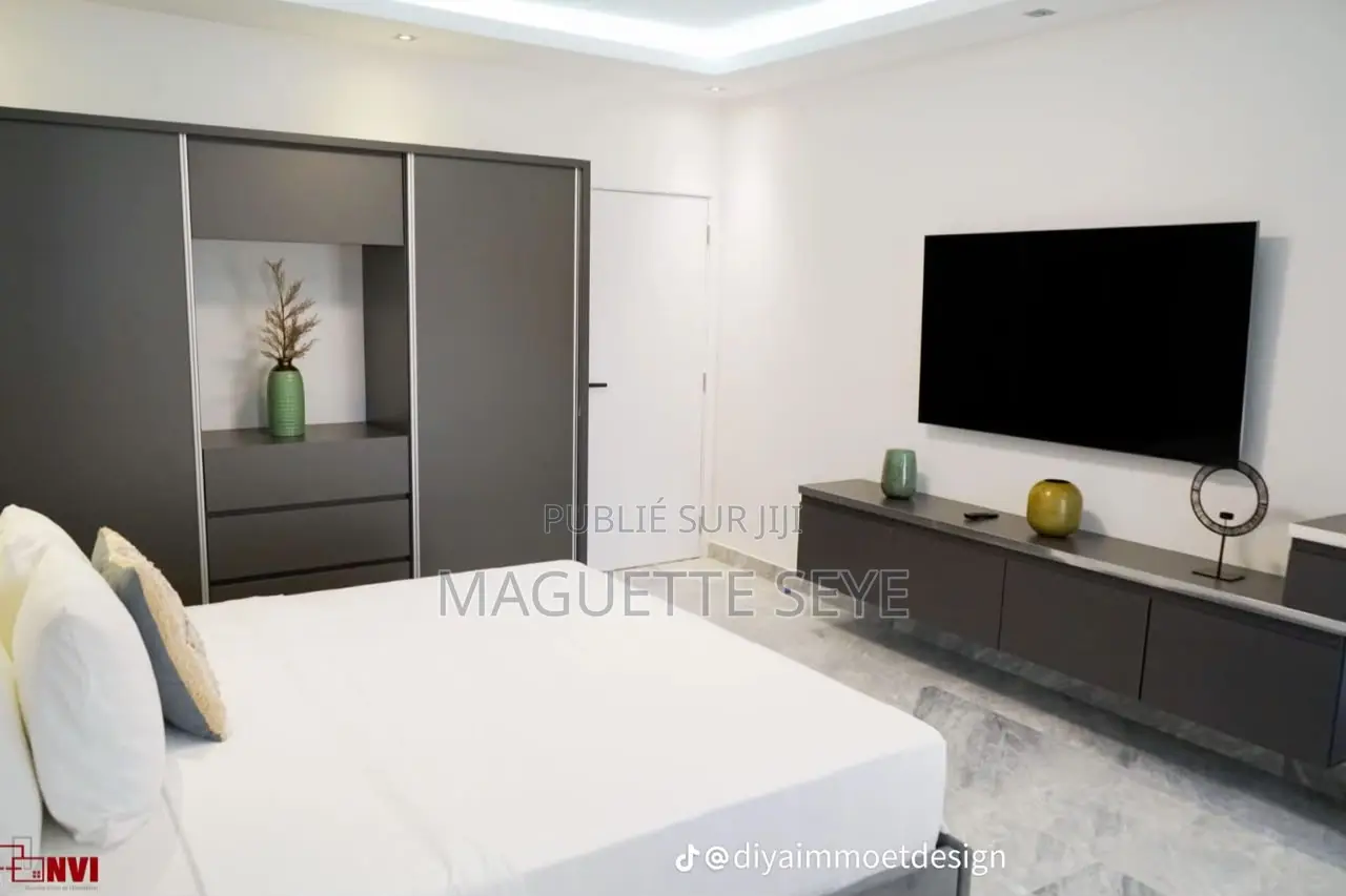 Meublé 1chbre Studio dans Diya Immo Design, Mermoz Sacré-Cœur à Louer