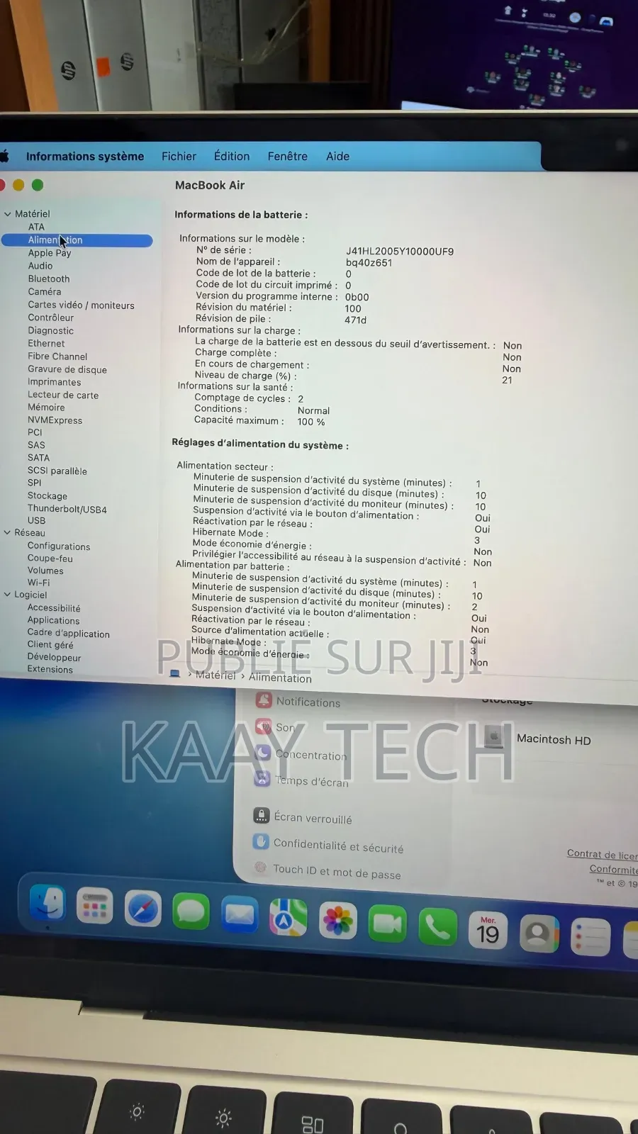 Nouveau Apple MacBook Air 2025 M4 16GB Apple M4 SSD 256GB