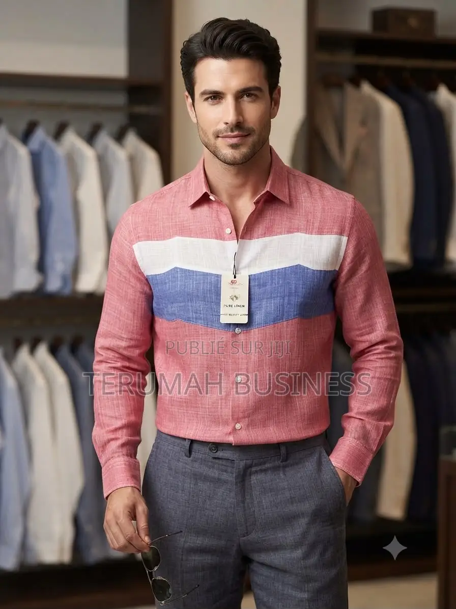 Chemise Lin Mance Longue Homme