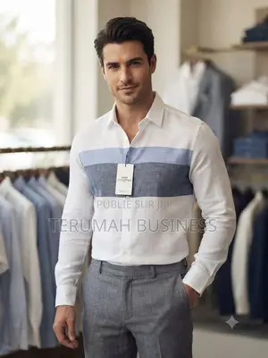 Chemise Lin Mance Longue Homme