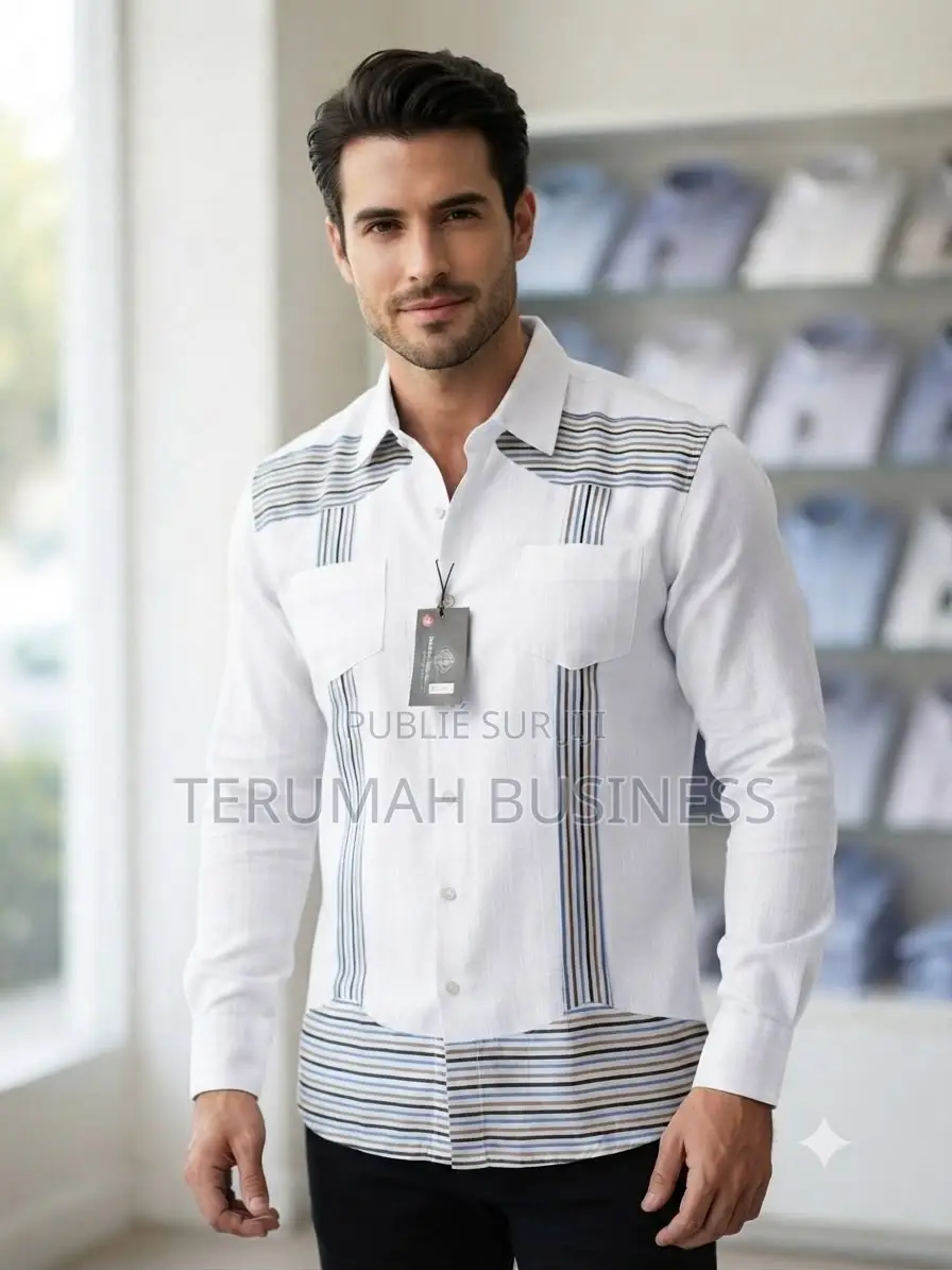 Chemise Lin Mance Longue Homme