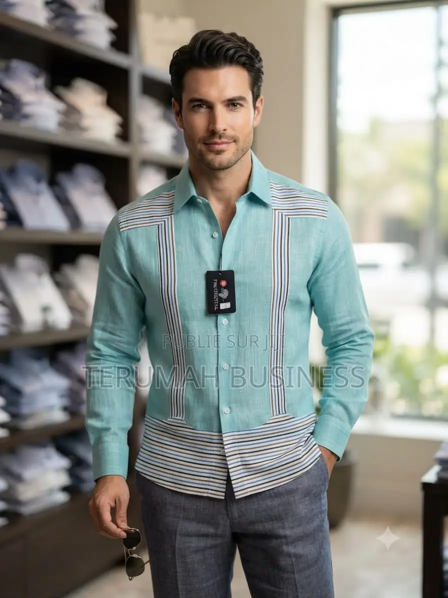 Chemise Lin Mance Longue Homme