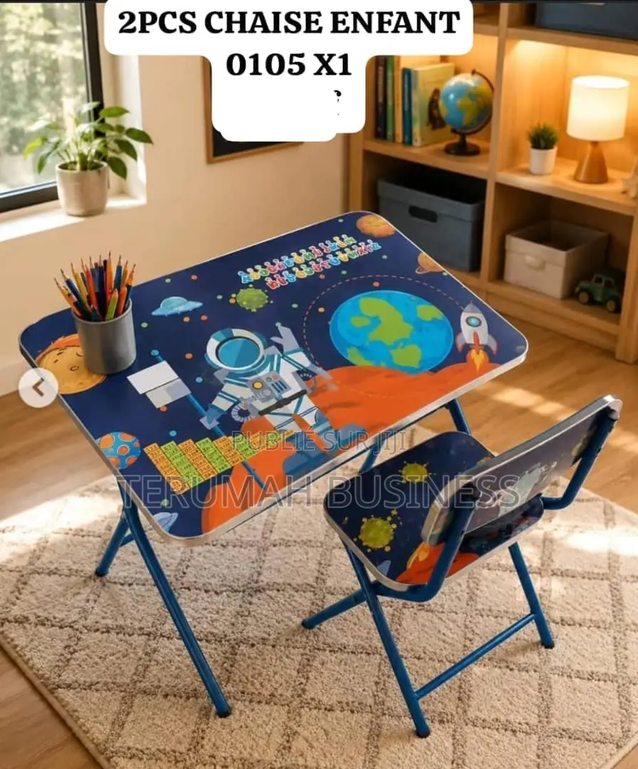 Table Et Chaise d'Étude Pour Enfants