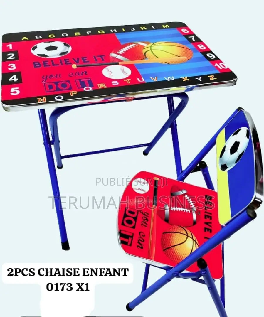 Table Et Chaise d'Étude Pour Enfants