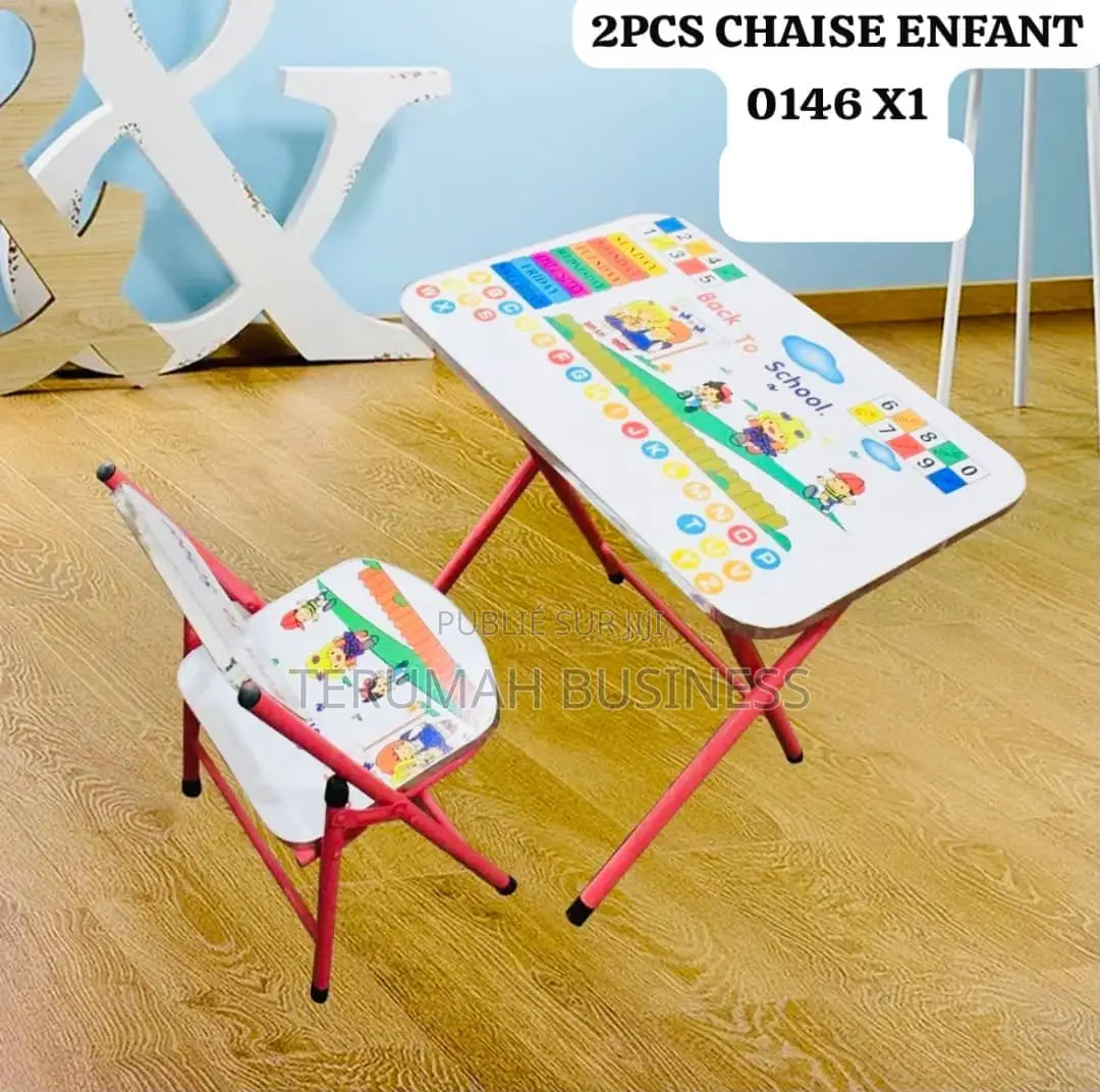 Table Et Chaise d'Étude Pour Enfants