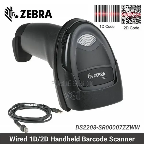 Zebra DS2208 – Lecteur De Codes‐Barres