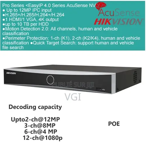 NVR 32 Ports Hikvision Ds-7632nxi-K2