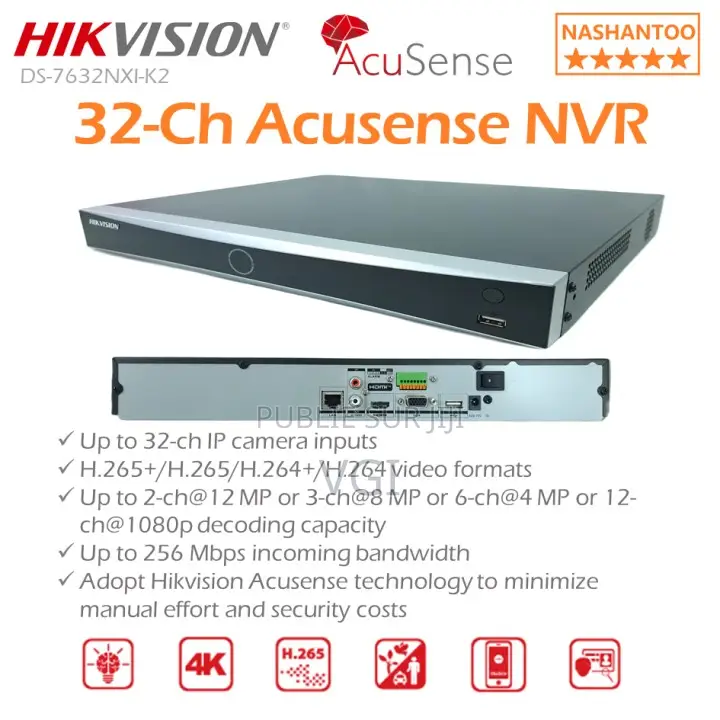 NVR 32 Ports Hikvision Ds-7632nxi-K2