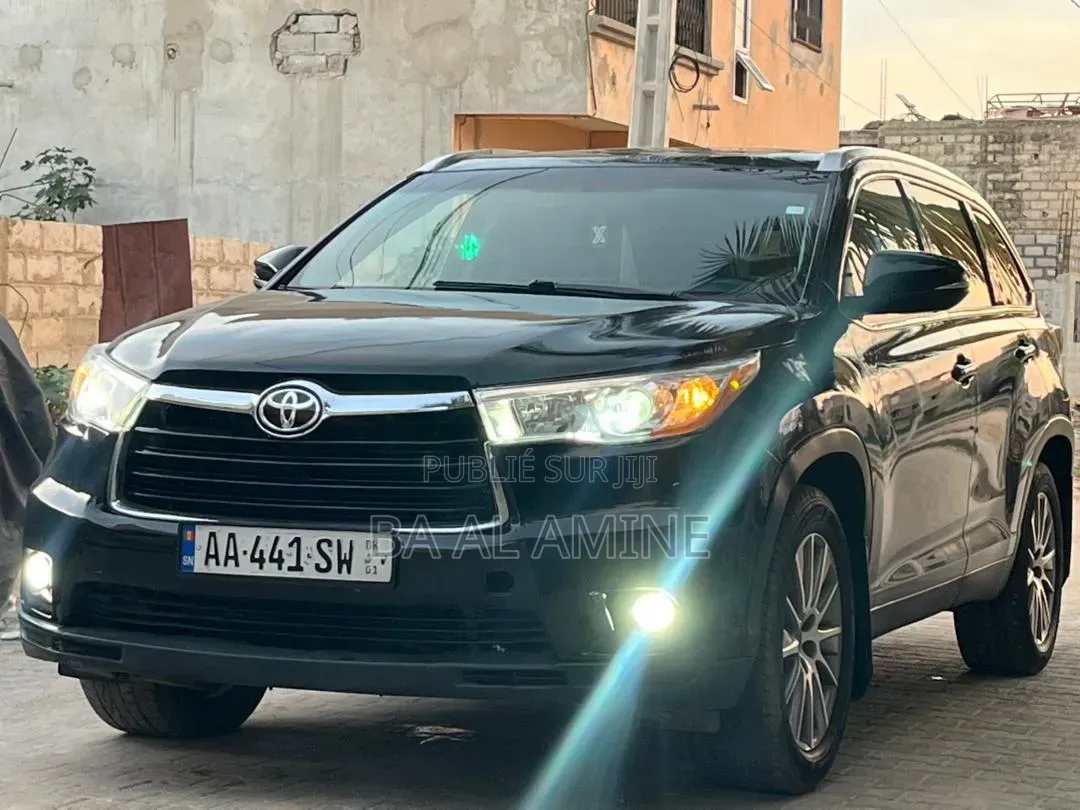 Toyota Highlander 2016 Noir