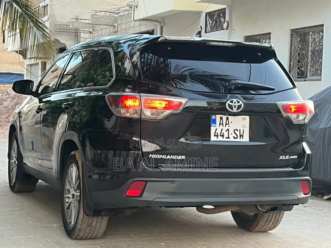 Toyota Highlander 2016 Noir