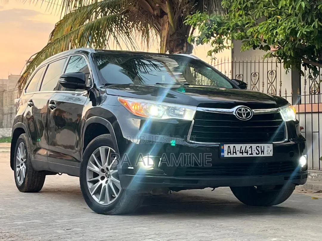 Toyota Highlander 2016 Noir