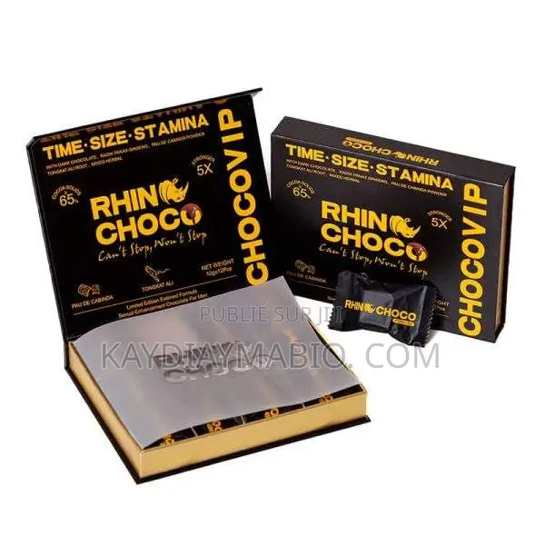 RhinoChoco Chocolat Pour Hommes : Augmentation De La Libido
