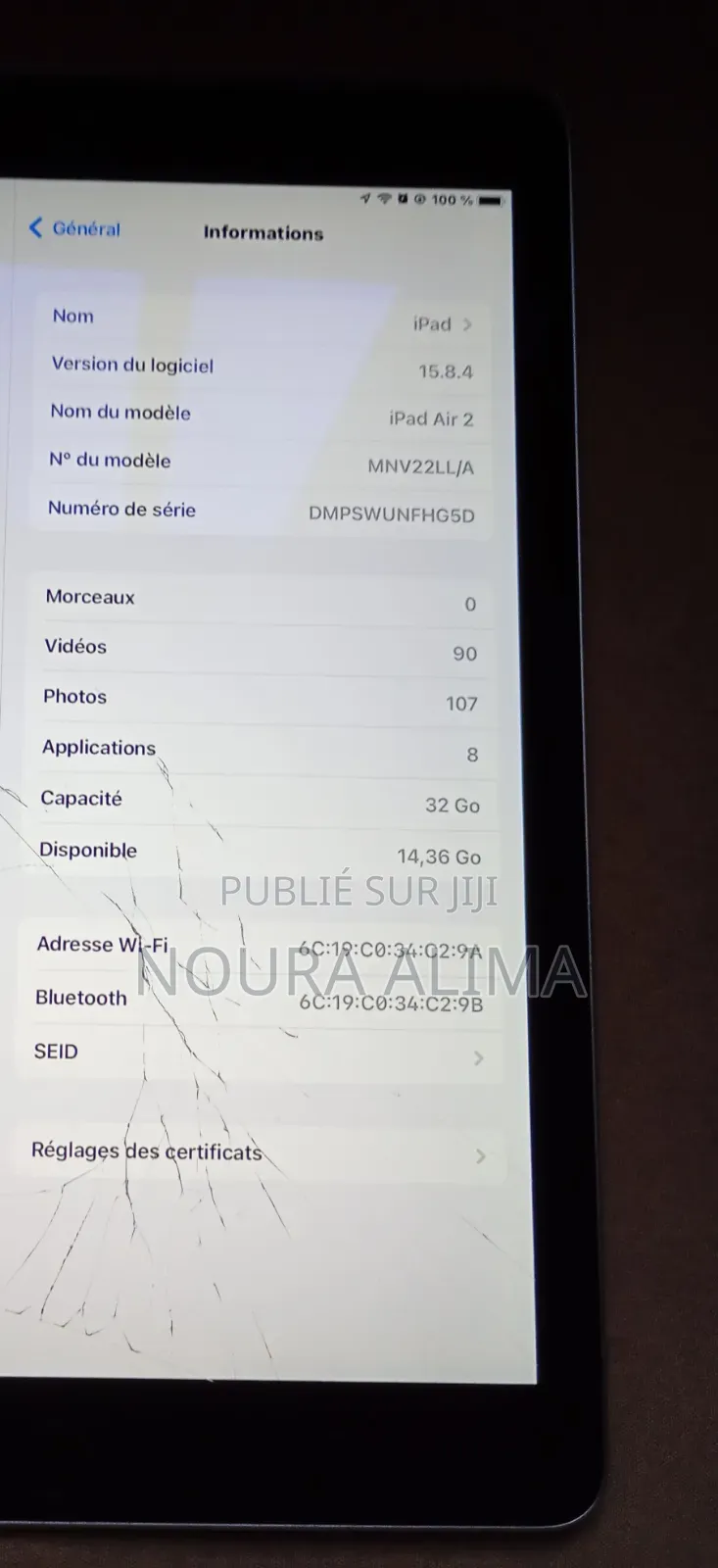 Apple iPad Air 32 GB Gris