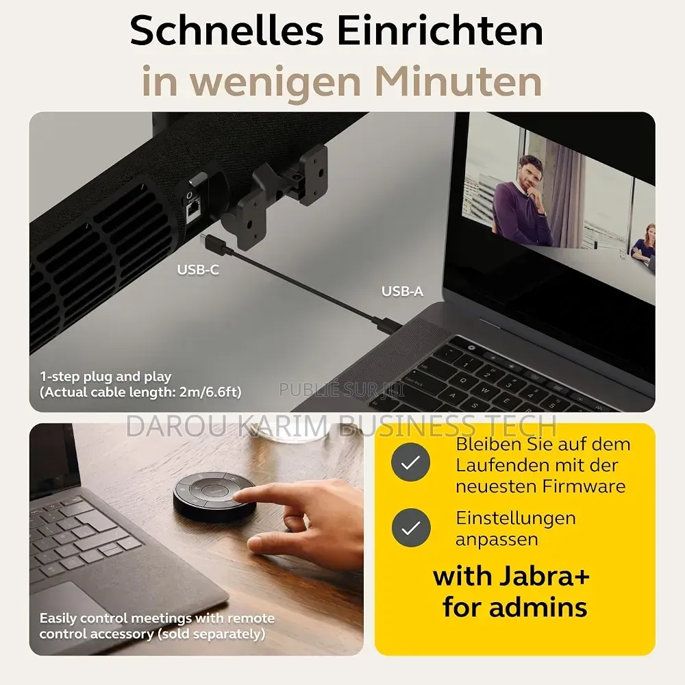 Barre Vidéo Panoramique 4K Jabra PanaCast 50