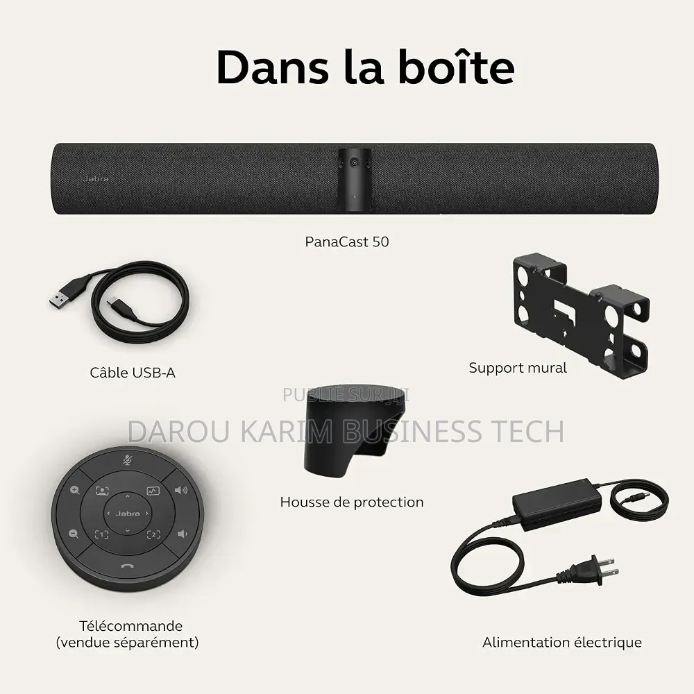 Barre Vidéo Panoramique 4K Jabra PanaCast 50