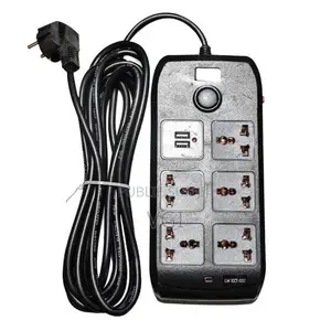 Surge LW EXT‐52U 3 M – Multiprise 5 Prises Universelles + 2 Ports USB