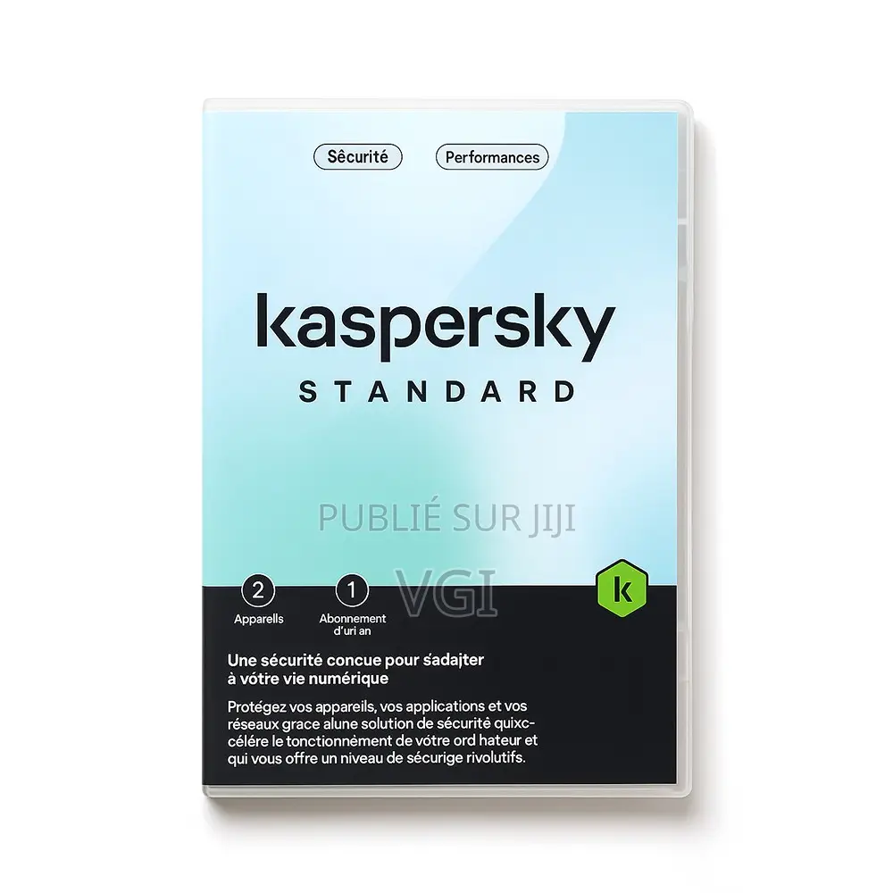 Kaspersky Standard – Licence 2 Postes (1 An)