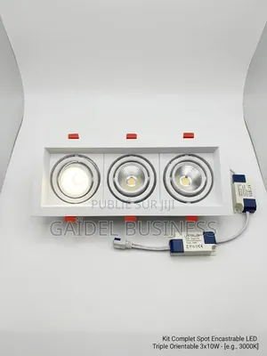 Kit Complete Spot Encastrable LED Triple Orientable