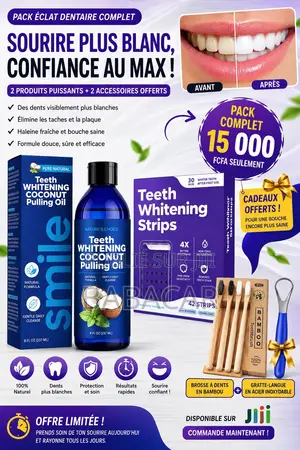Pack Éclat Dentaire : Dents Blanches & Accessoires Offerts