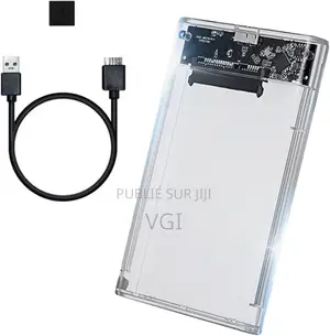 Boitier Usb3.1 2.5′′ Transparent