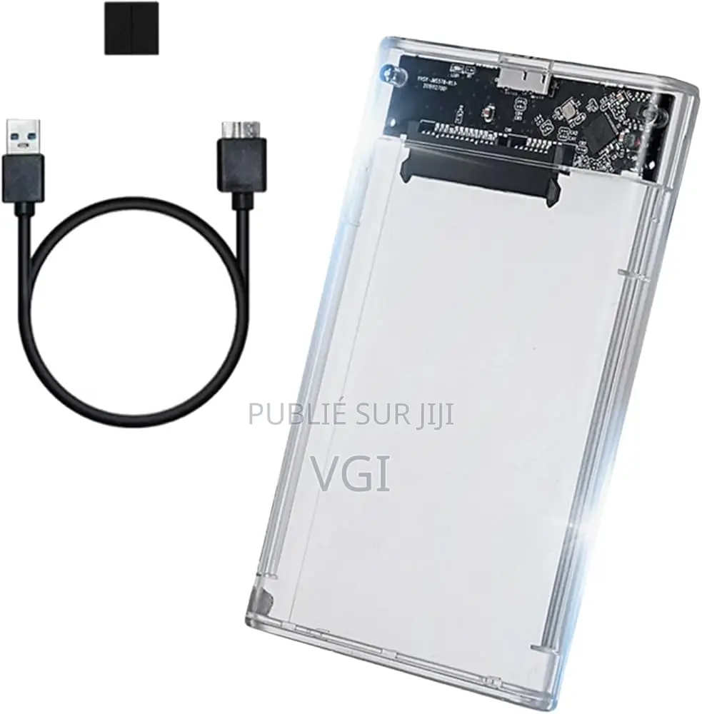 Boitier Usb3.1 2.5′′ Transparent