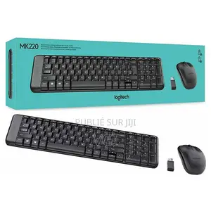 Logitech MK220 – Clavier Et Souris Sans Fil 2.4 GHz / Portée 10 M